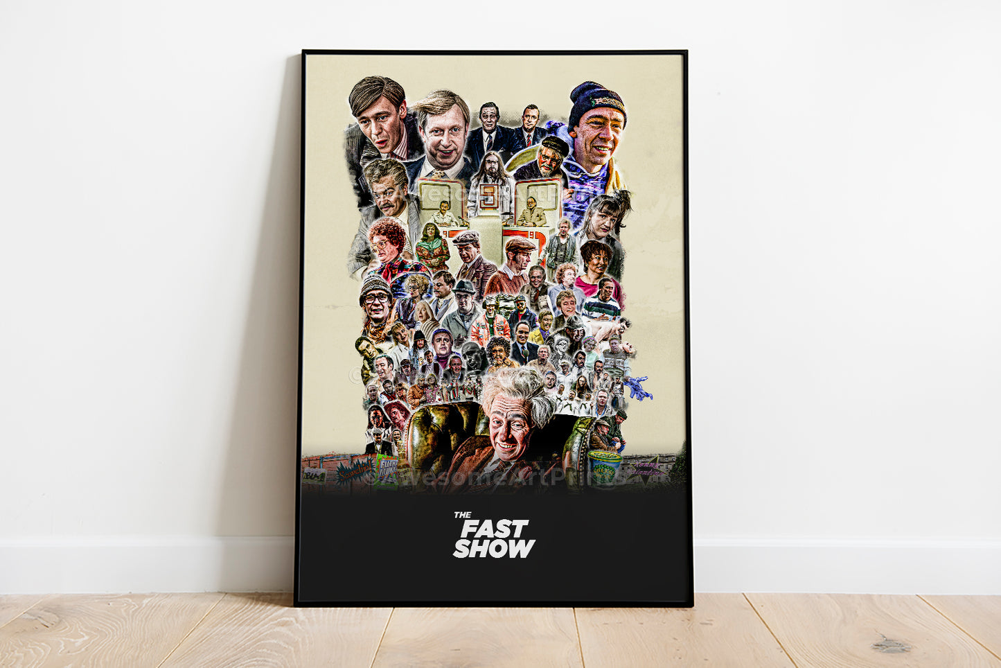 The Fast Show Poster Print, Digital Illustration | British Wall Art