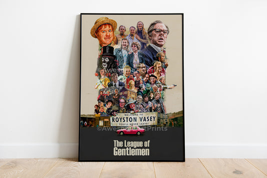 The LEAGUE OF GENTLEMEN Poster, Digital Illustration