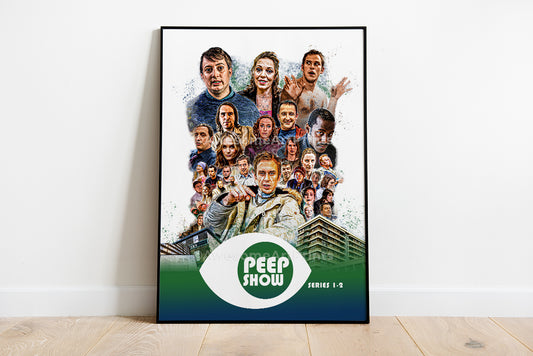 Peep Show Poster series 1-2 Digital Illustration