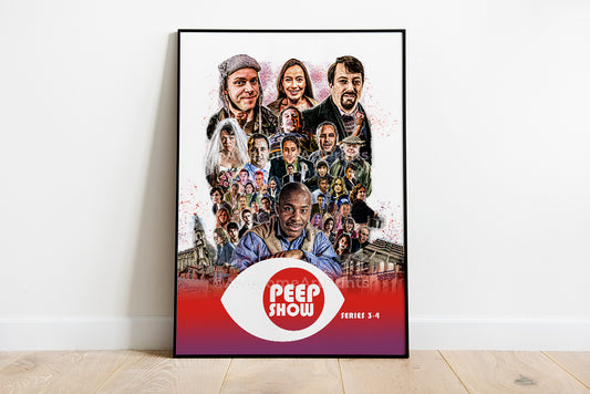 Peep Show Poster series 3-4 Digital Illustration