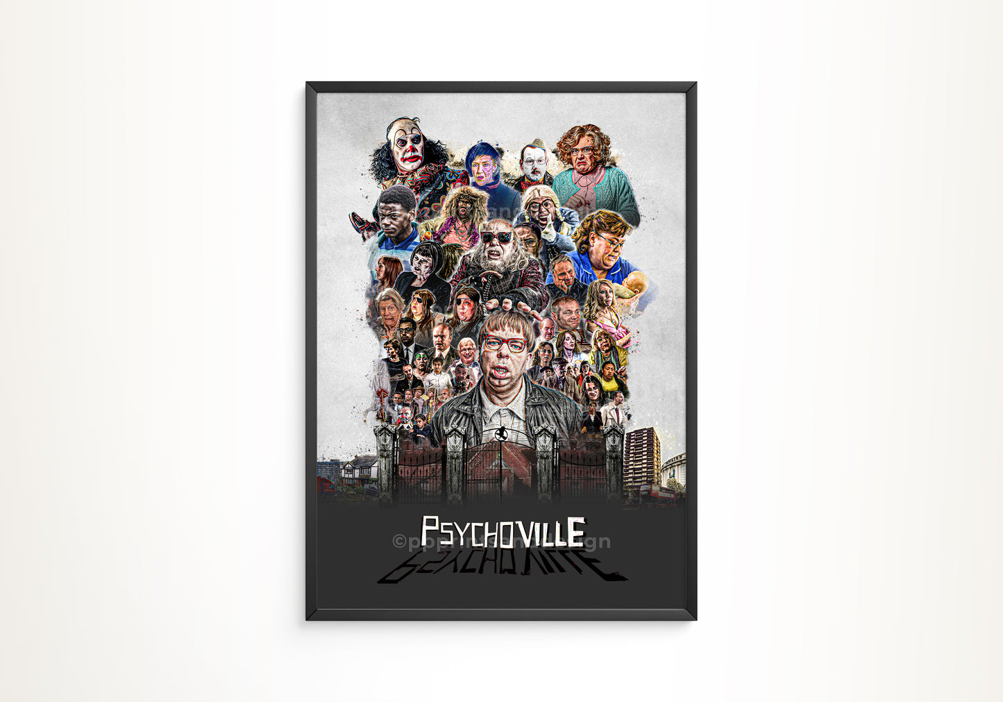 Psychoville Poster, Digital Illustration