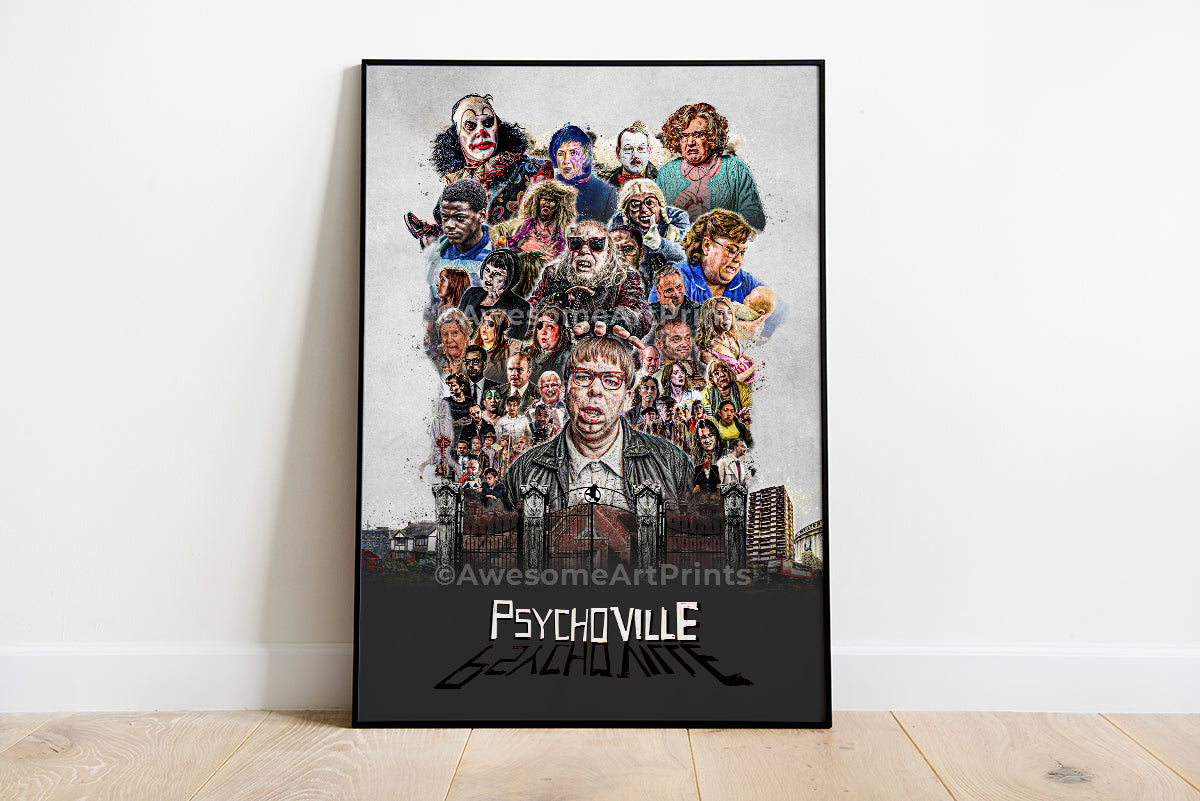 Psychoville Poster, Digital Illustration