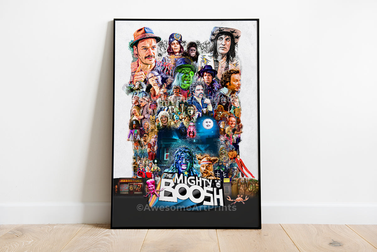 The MIGHTY BOOSH Poster, Digital Illustration