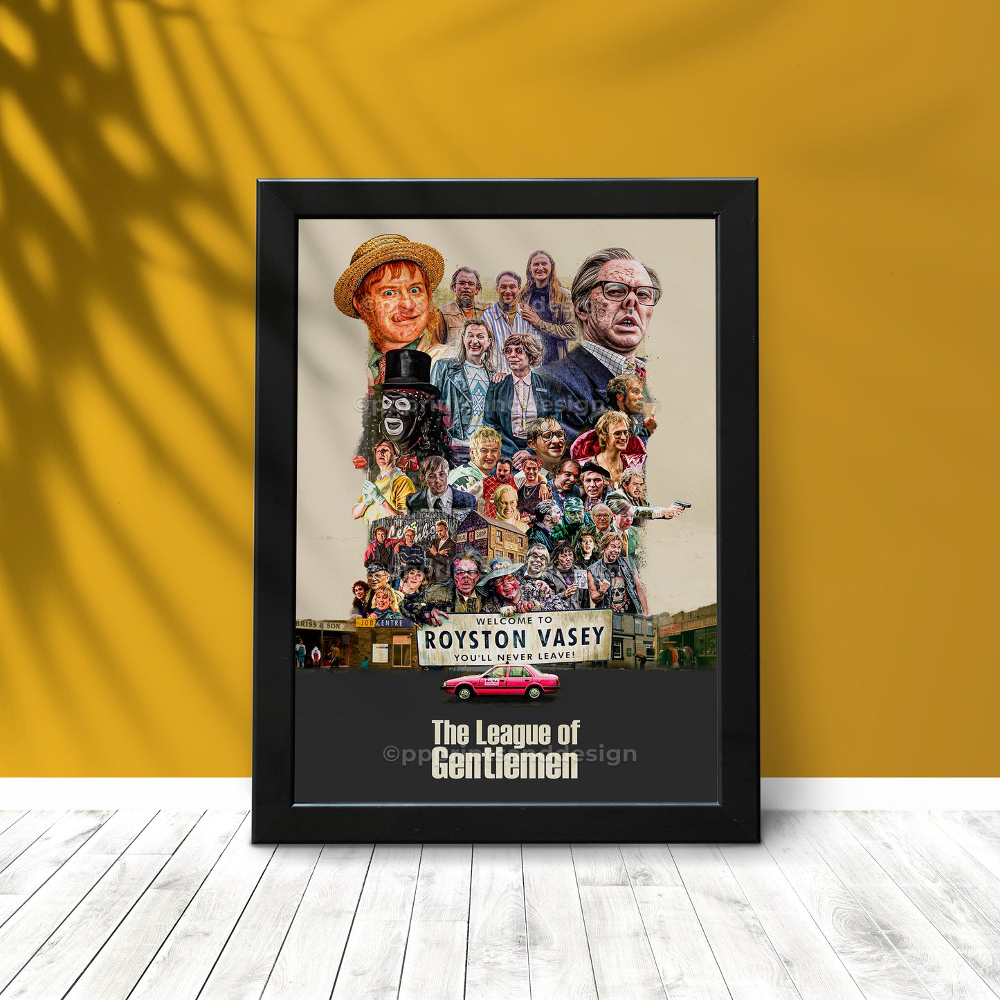 The LEAGUE OF GENTLEMEN Poster, Digital Illustration